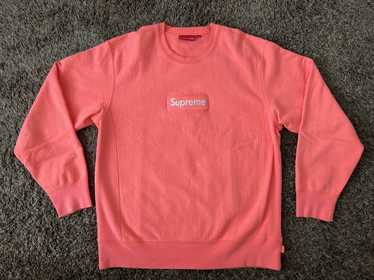 Supreme Box Logo Crewneck (FW18) Fluorescent Pink for Women