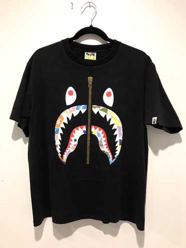 Bape sales zipper shirt