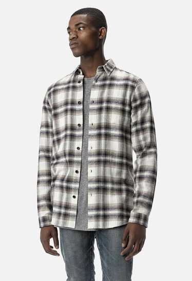 John Elliott Brushed Flannel Button Up