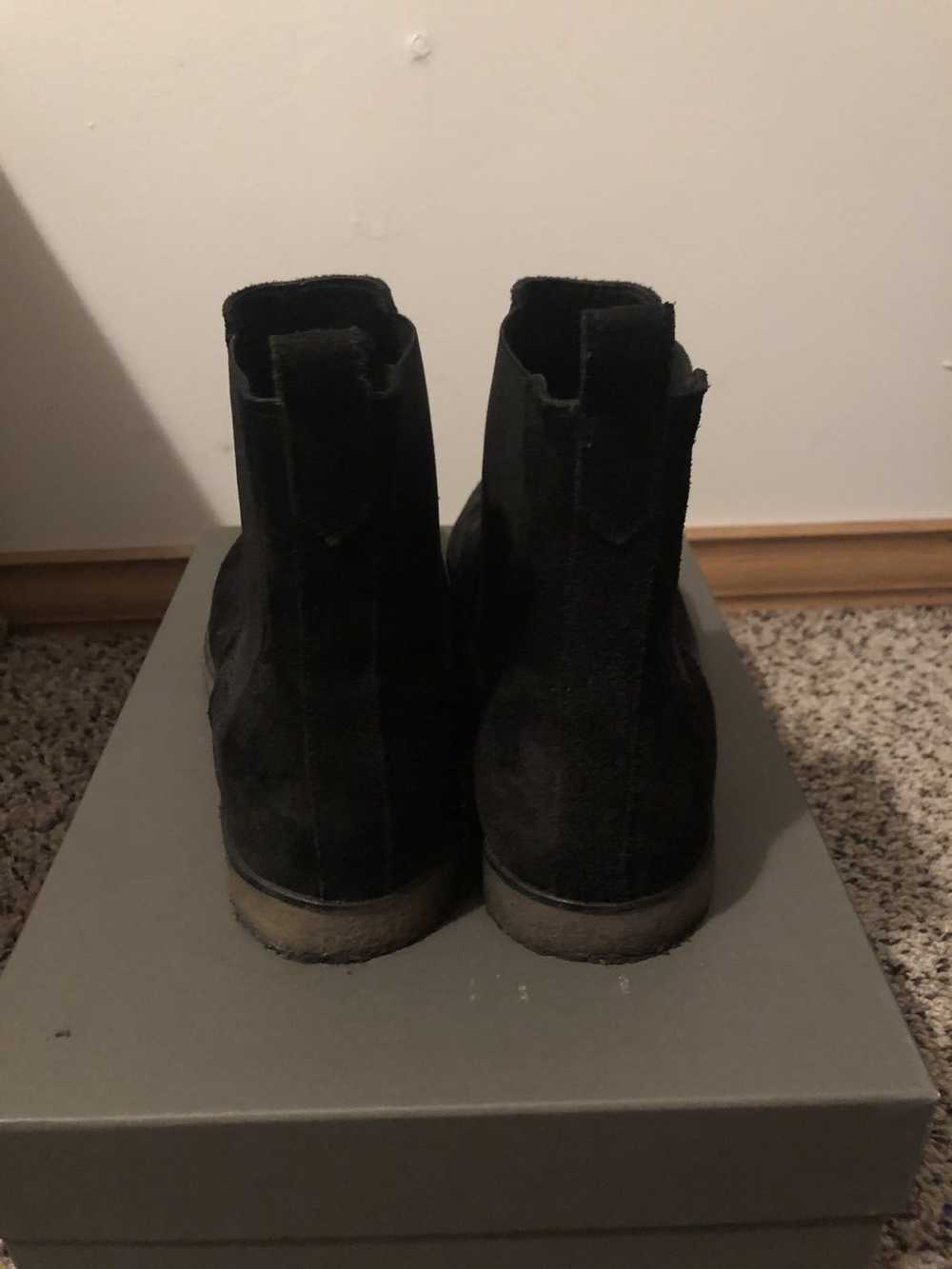 Allsaints Black Suede Boots size 9 - image 3