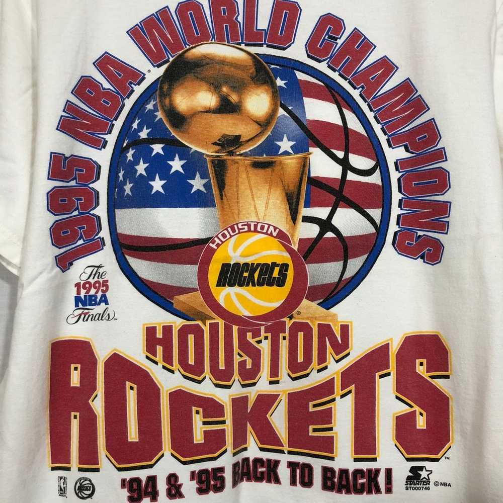 NBA × Starter × Vintage Vintage 1995's Houston Ro… - image 3