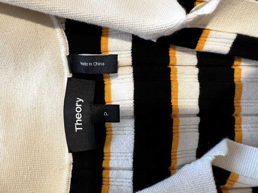 Theory Theory Collared Striped Sweater - image 2