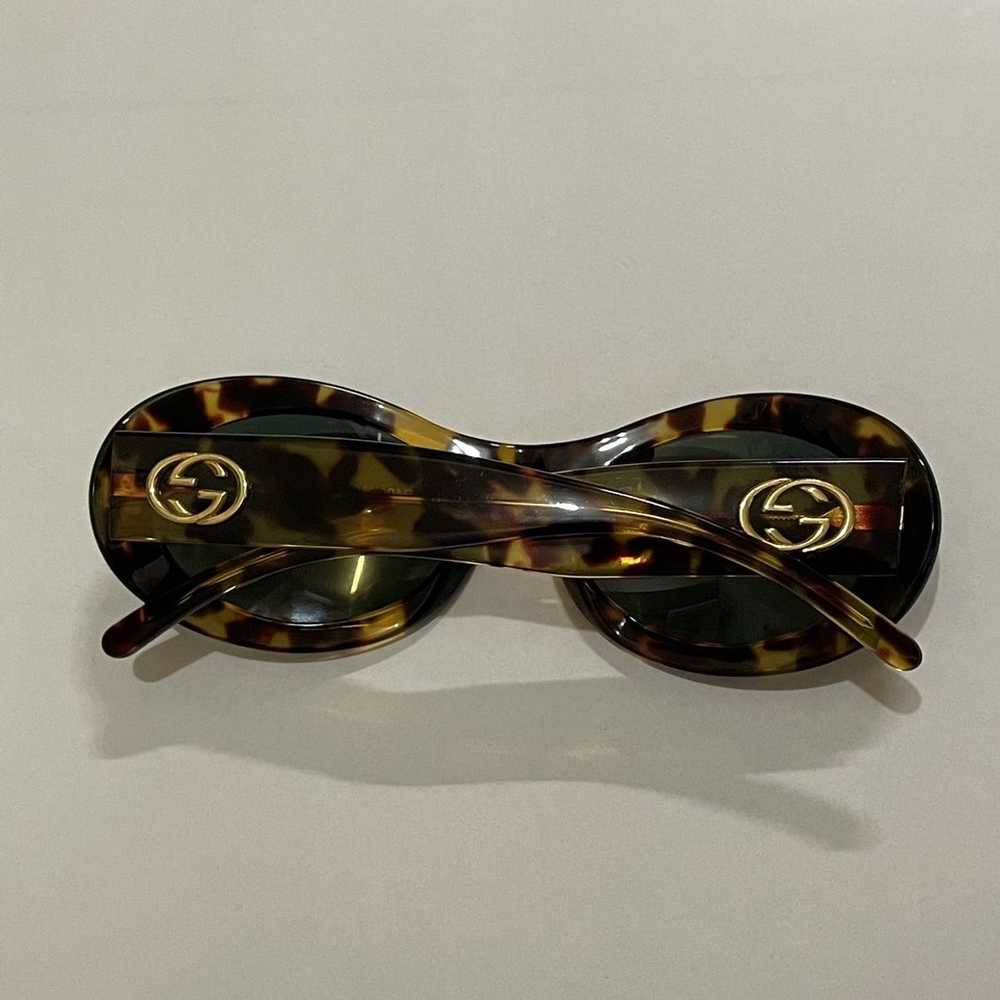 Gucci × Vintage Gucci 1996 Tom Ford Oval Sunglass… - image 4