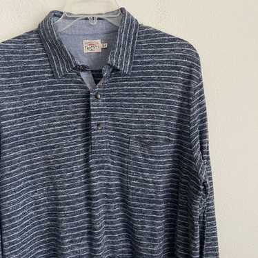 Faherty Faherty Striped / Heather Long Sleeve Pol… - image 1