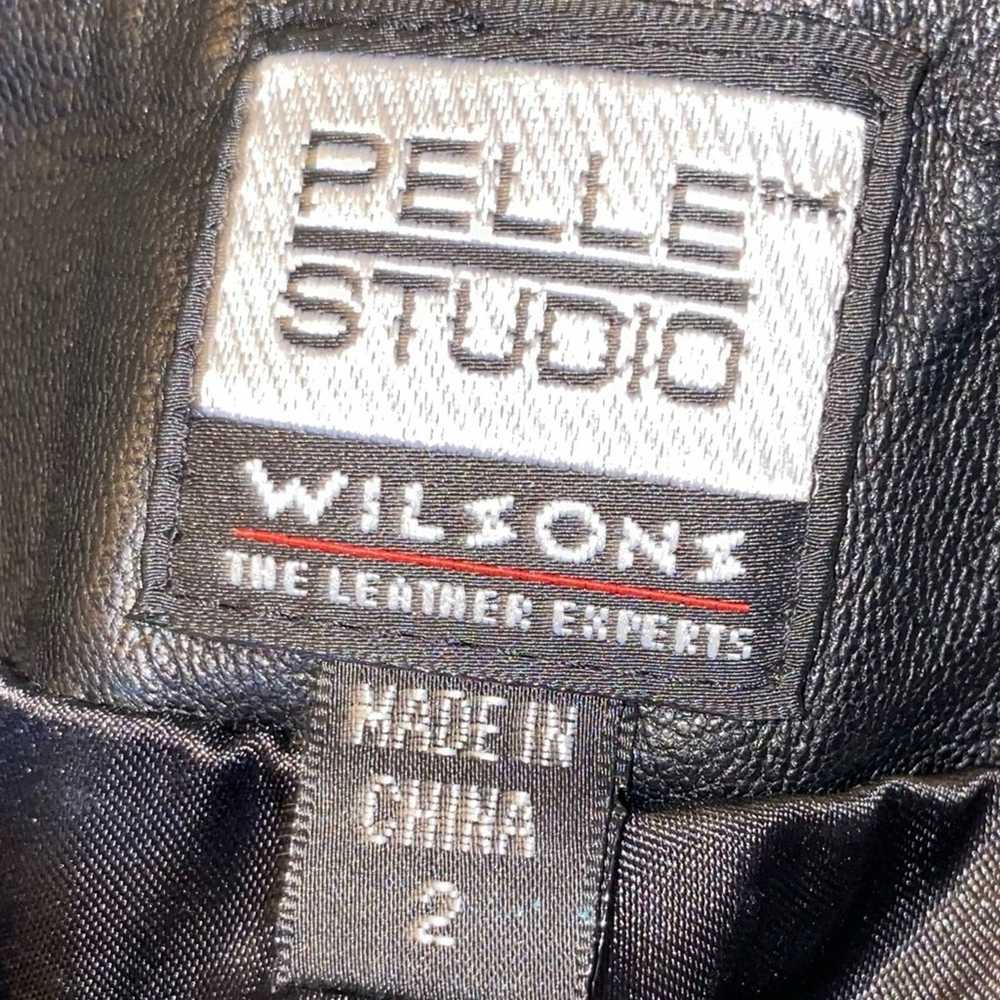 Wilsons Leather Pelle Studio Wilsons Black Leathe… - image 4