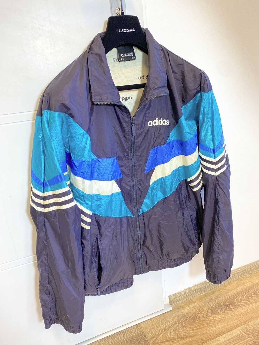 Adidas × Vintage 😩SICK 80s Adidas Rave Jacket😩Vinta… - Gem