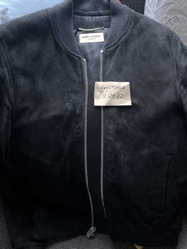 Saint Laurent Paris Gently worn Lamb Suede Bomber - image 1