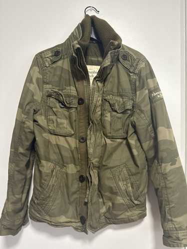 Abercrombie and fitch camo jacket best sale