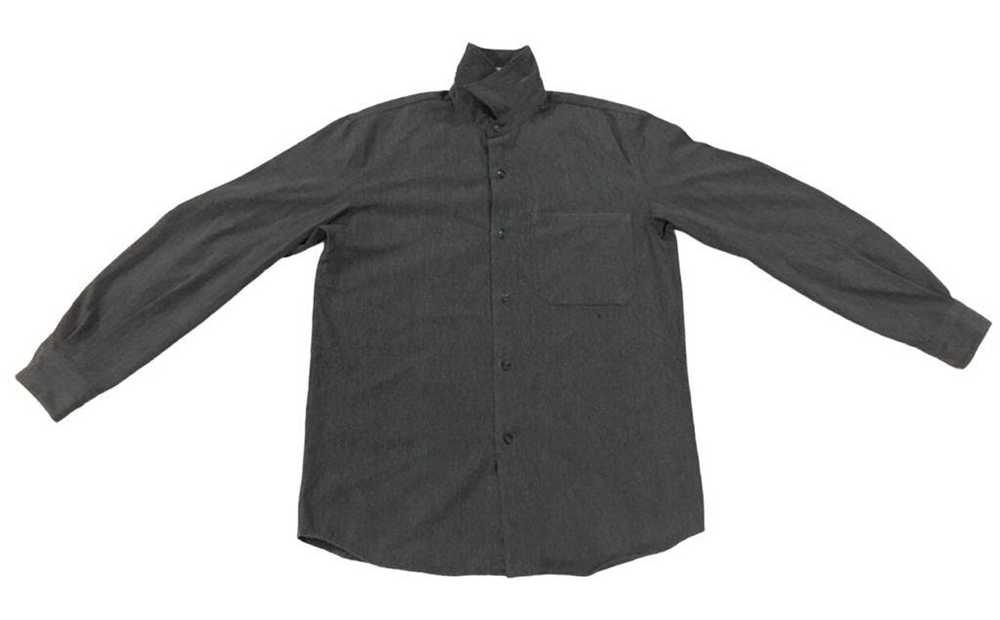 Agnes B. Agnes B Plain Long Sleeve Button Up Shirt - image 3