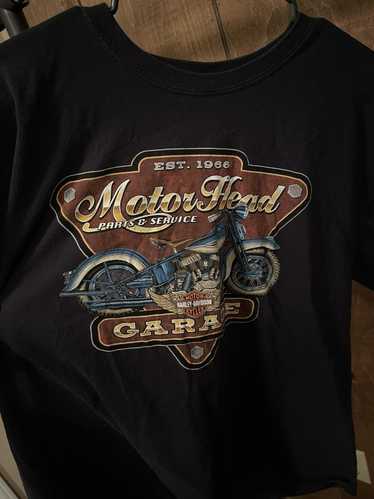 Harley-Davidson Hommes Distressed Imperial Asphalt V-Neck manches courtes T- Shirt 30298721