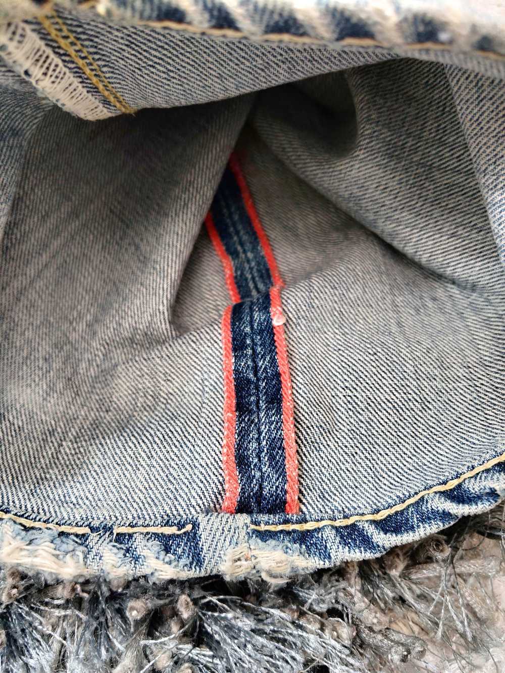 Kapital × Vintage Vintage Kapital Flare Selvedge … - image 4