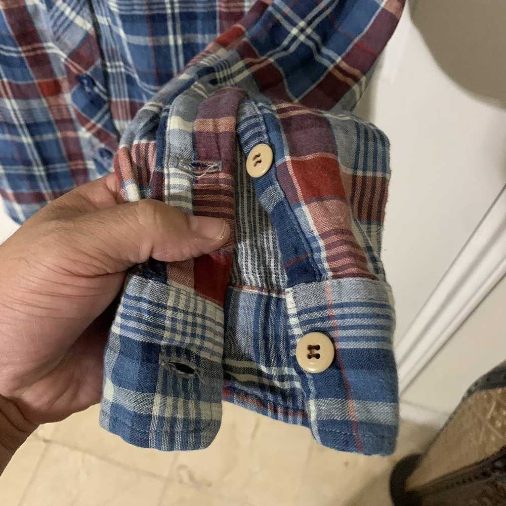 Civilianaire Plaid Flannel 2 Pocket button front … - image 6