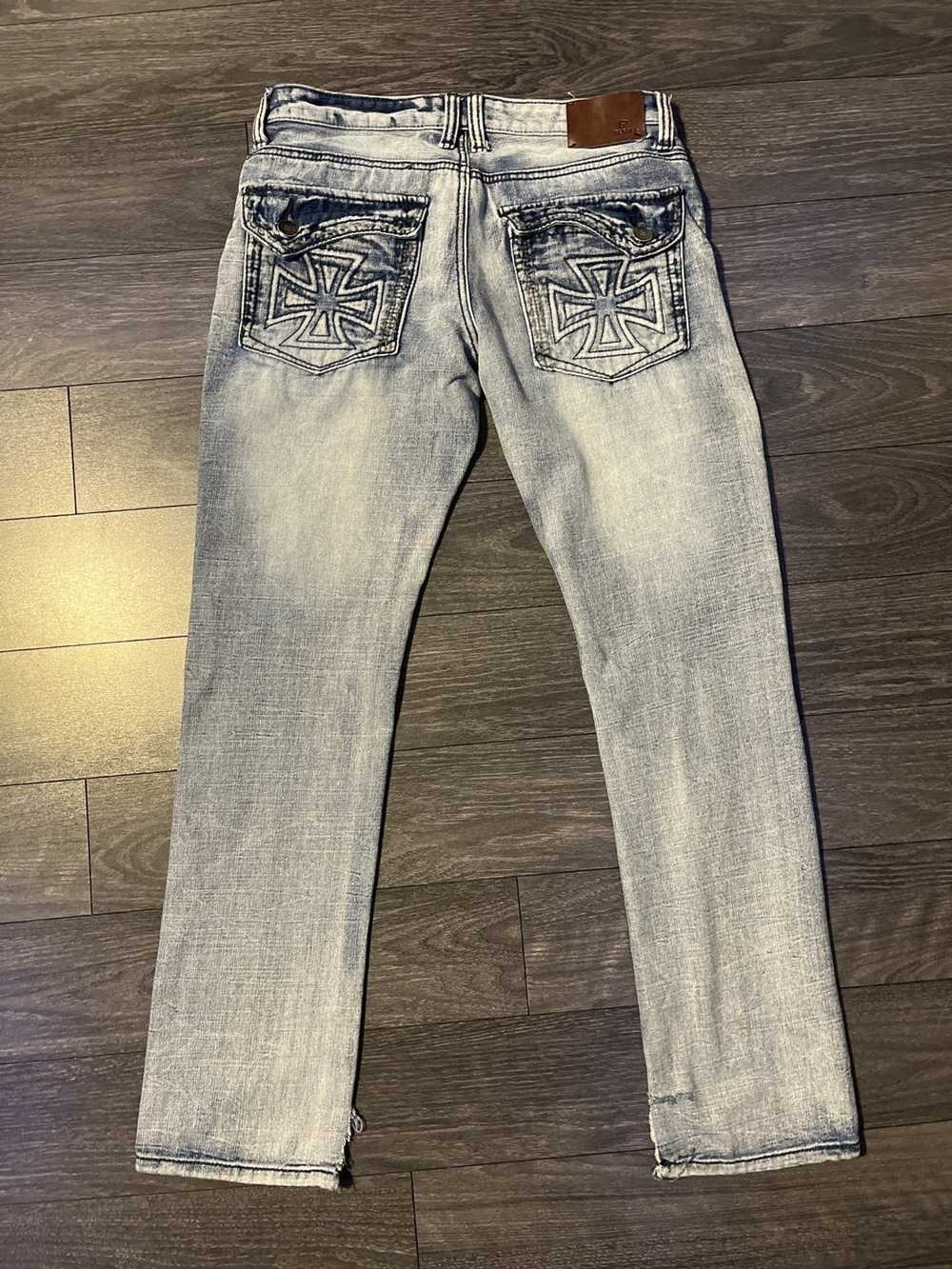 Vintage vintage 6black flared jeans - image 3