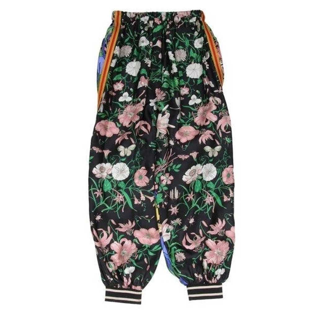 Gucci Flowy Joggers Size 26 Floral Tiger Side Str… - image 2