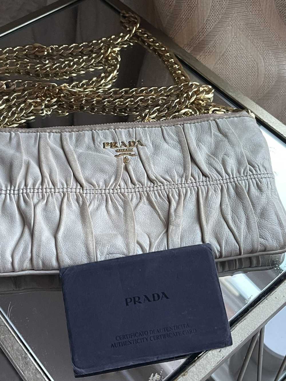 Prada Stunning Authentic Prada Nappa Leather clut… - image 4