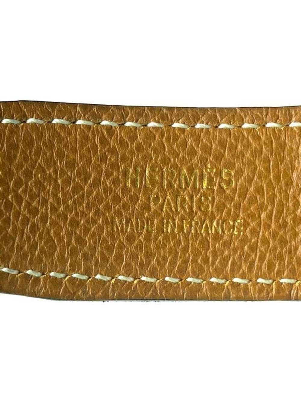 Hermes Hermès H Logo Reversible Belt Kit Gold Bla… - image 4