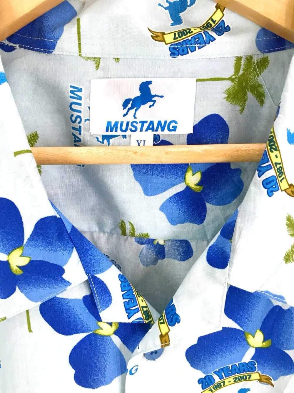 Mustang × Racing × Vintage Mustang Hawaiian Shirt - image 4