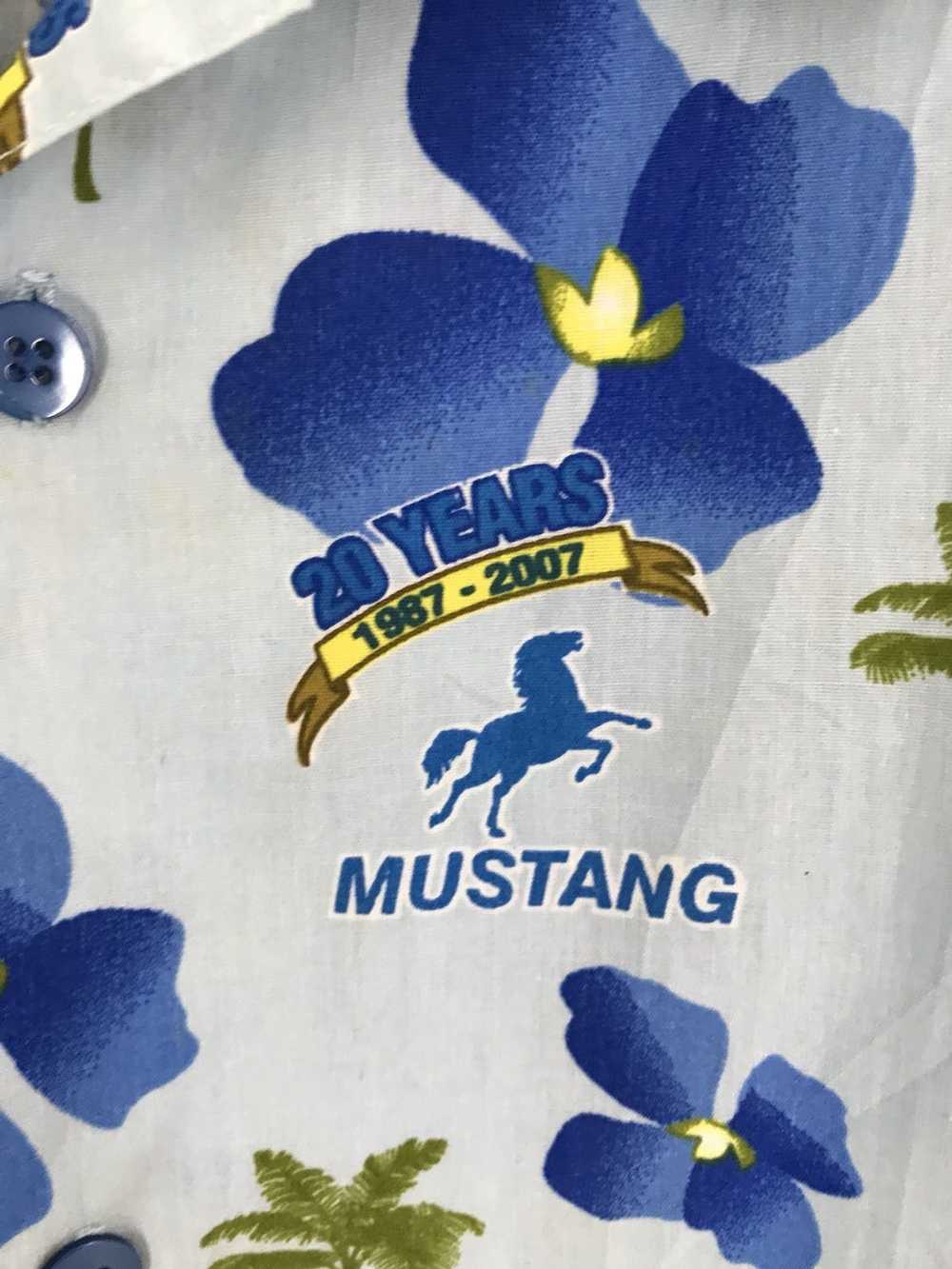 Mustang × Racing × Vintage Mustang Hawaiian Shirt - image 5