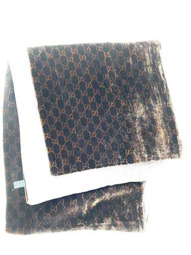 Gucci Gucci Monogram GG Scarf Wrap Velour Velvet B