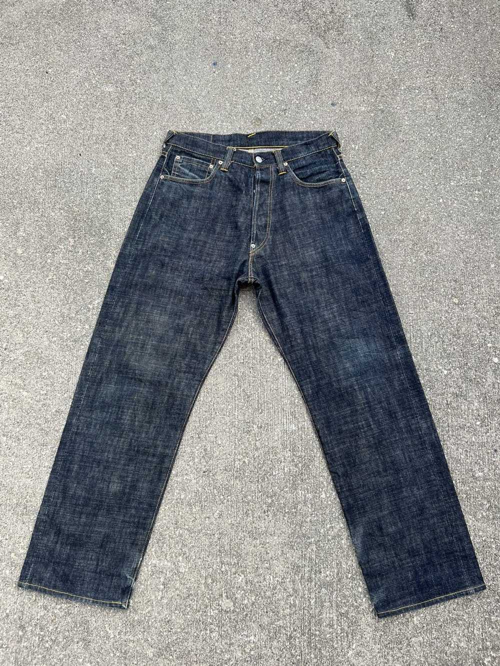 Evisu × Vintage VTG 2000s Evisu Special Fade Denim Re… - Gem