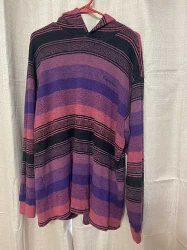 Supreme Supreme Knit Stripe Hooded L/S Top/Hoodie - image 1