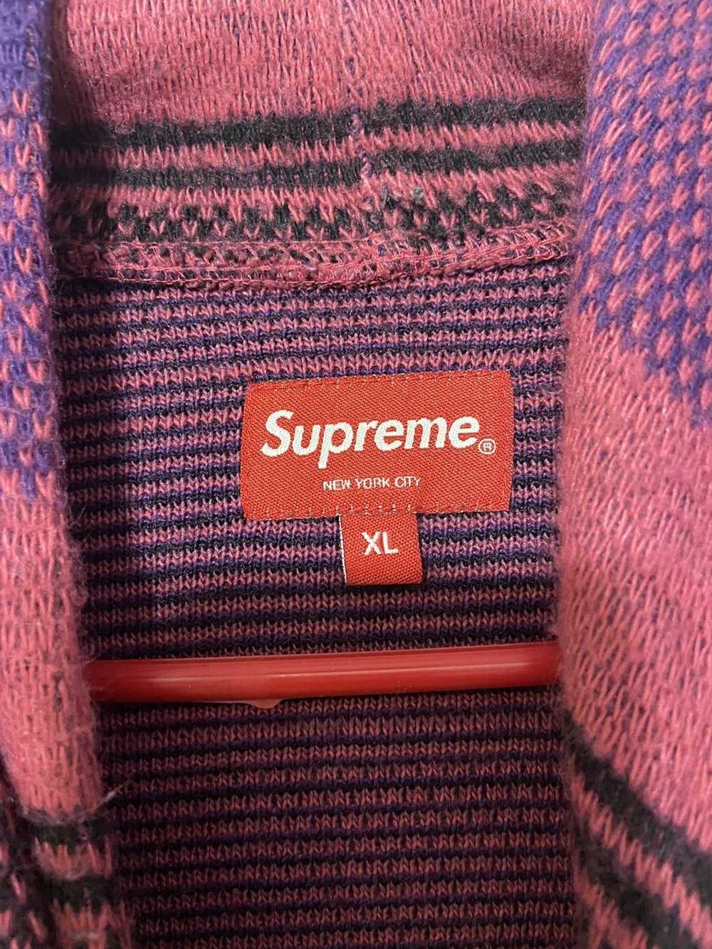 Supreme Supreme Knit Stripe Hooded L/S Top/Hoodie - image 3