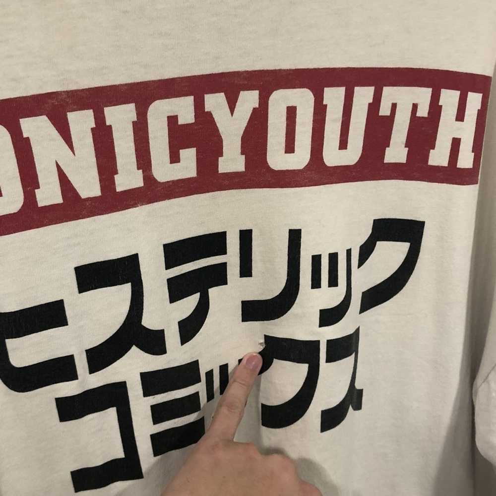 Band Tees × Vintage Vintage 1992 Sonic Youth "Hys… - image 3