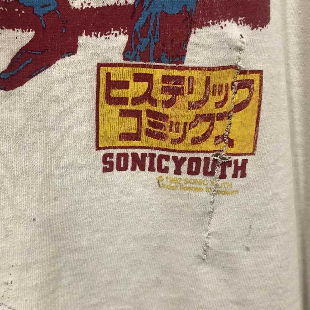 Band Tees × Vintage Vintage 1992 Sonic Youth "Hys… - image 4