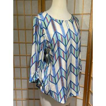 Other Skies Are Blue Lg Geometric Top