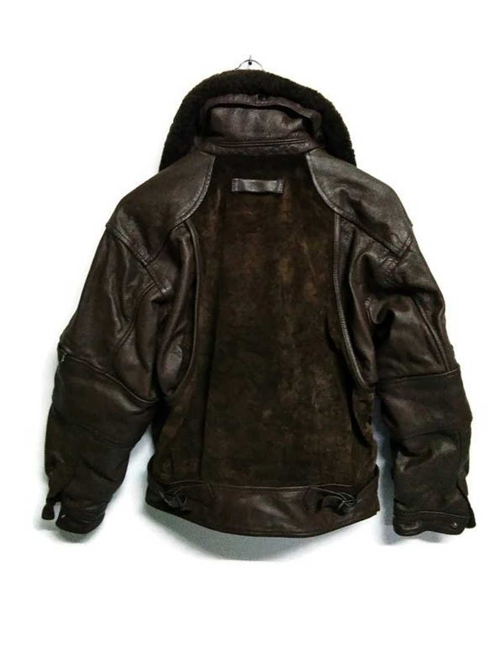 Japanese Brand × Leather Jacket Vintage Japanese … - image 2