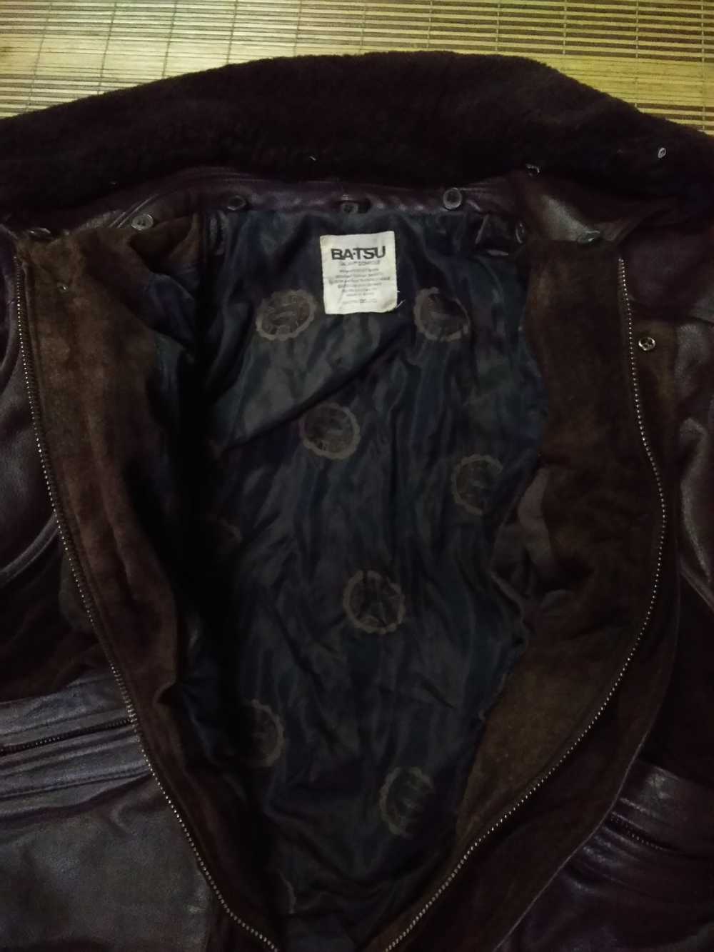 Japanese Brand × Leather Jacket Vintage Japanese … - image 5