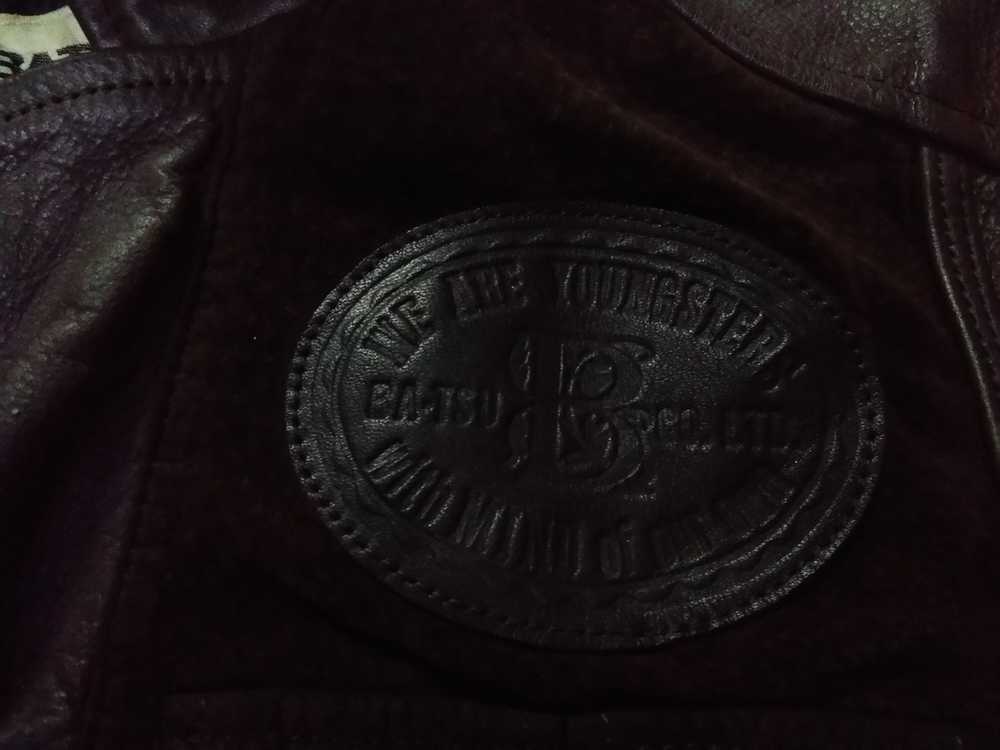 Japanese Brand × Leather Jacket Vintage Japanese … - image 7
