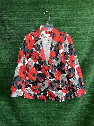 Designer × Vintage Floral Denim Jacket by Joan Riv