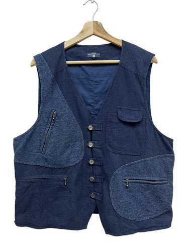 Designer × Indigo × Tracey Vest MORIOKA Vintage D… - image 1