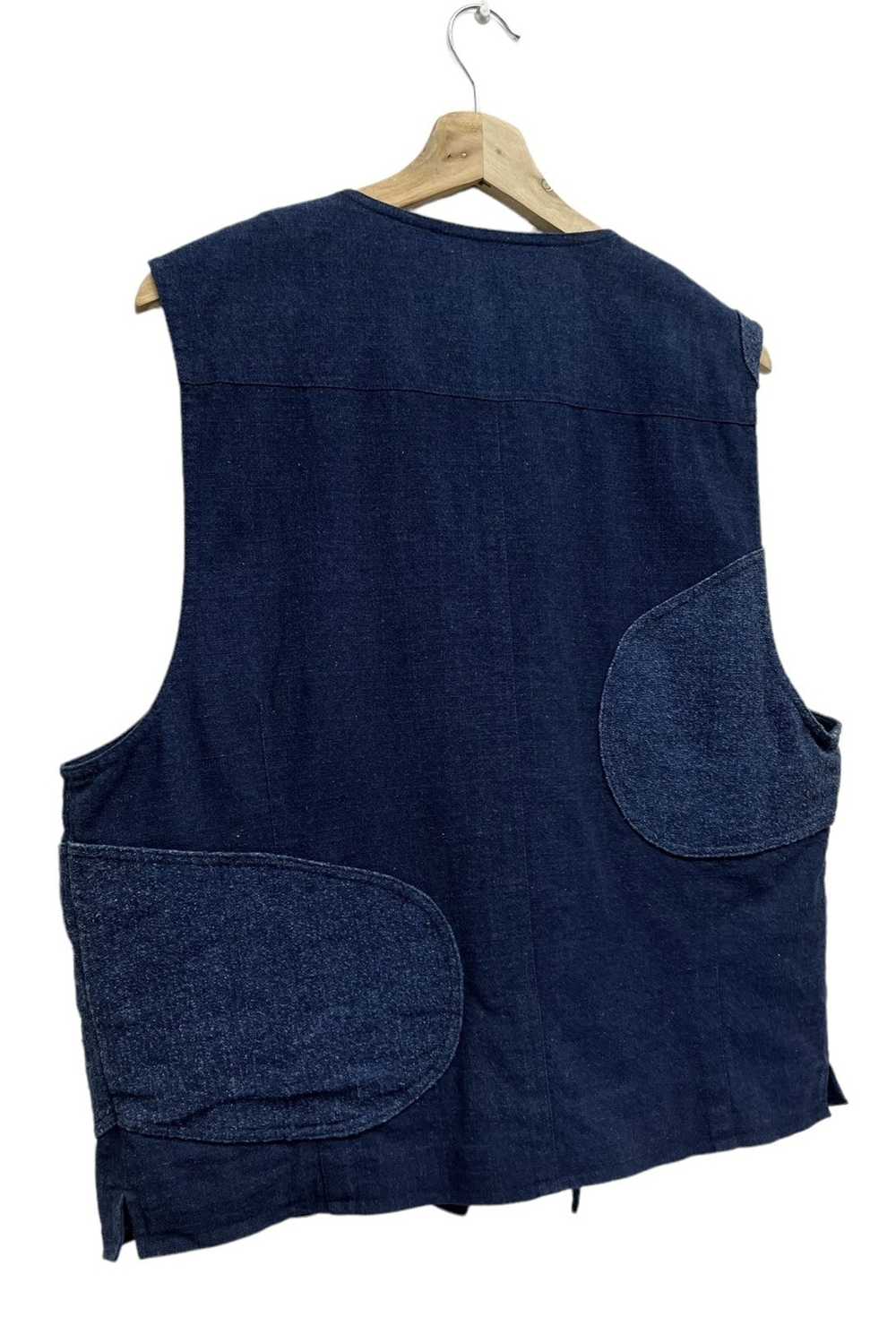 Designer × Indigo × Tracey Vest MORIOKA Vintage D… - image 6