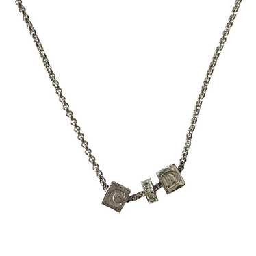 Louis Vuitton Dice Color Stones Necklace Pendant Gold 42cm Free Shipping