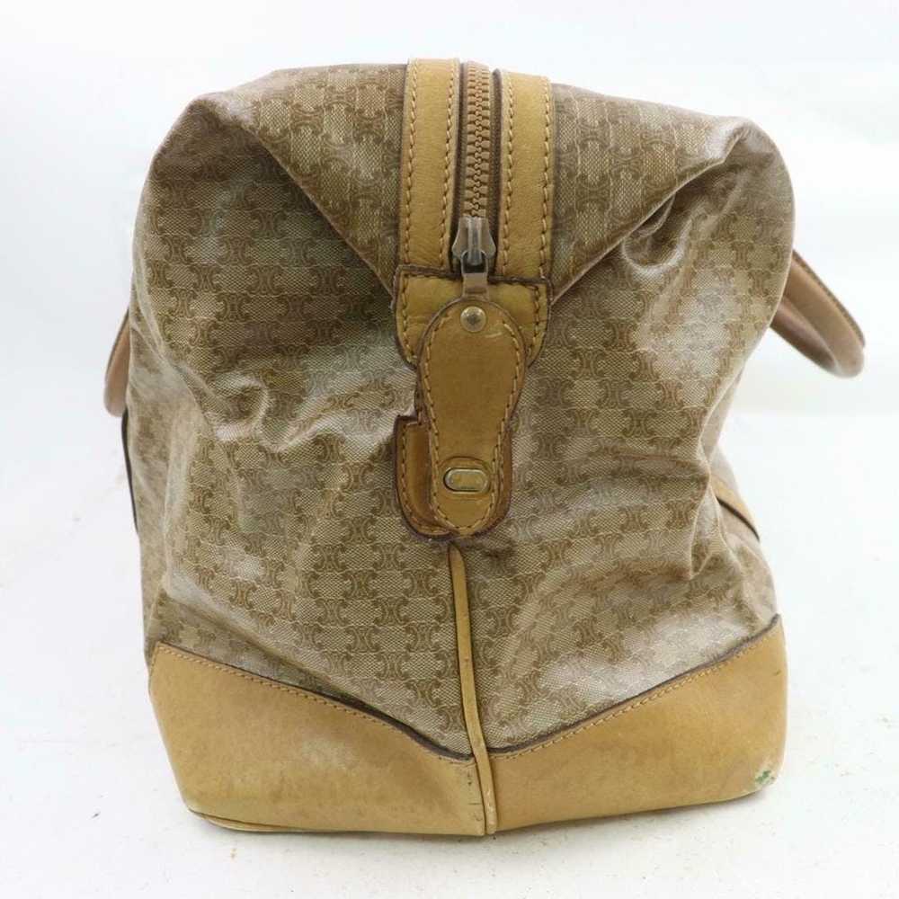 Celine CELINE Beige Monogram Macadam Boston Duffl… - image 2