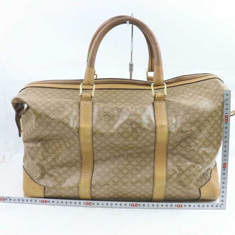 Celine CELINE Beige Monogram Macadam Boston Duffl… - image 4