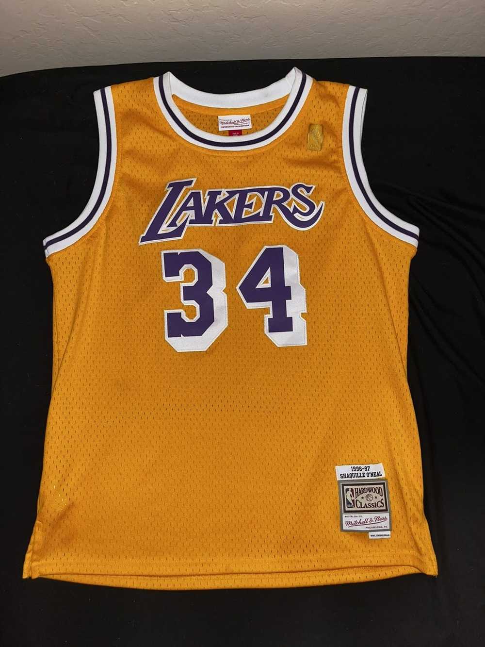 L.A. Lakers × Lakers × Mitchell & Ness M&N 1996-9… - image 1