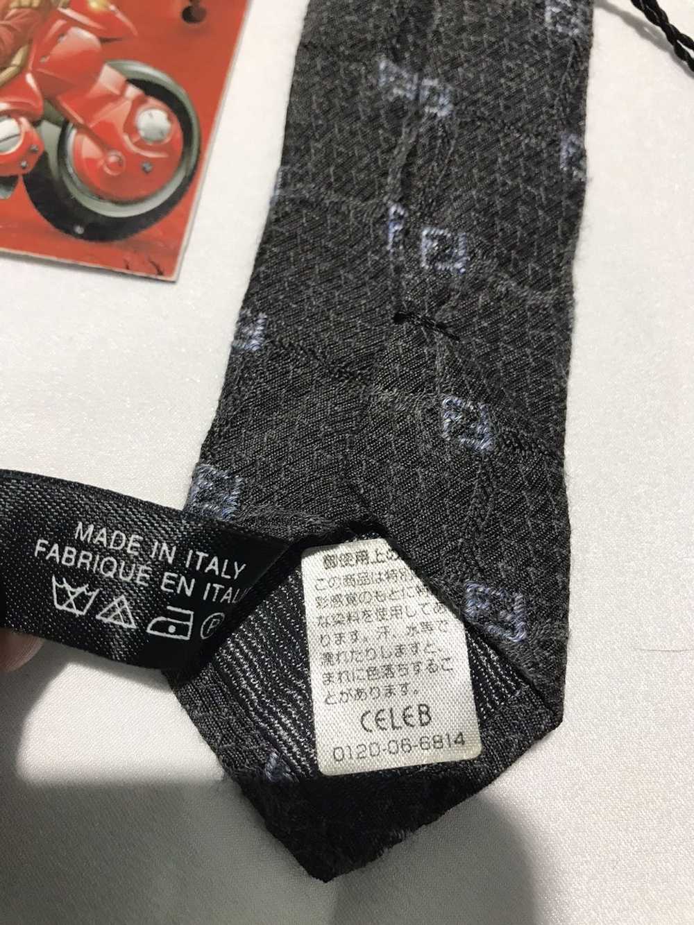 Fendi × Italian Designers Fendi FF Logo Silk Ties - image 3