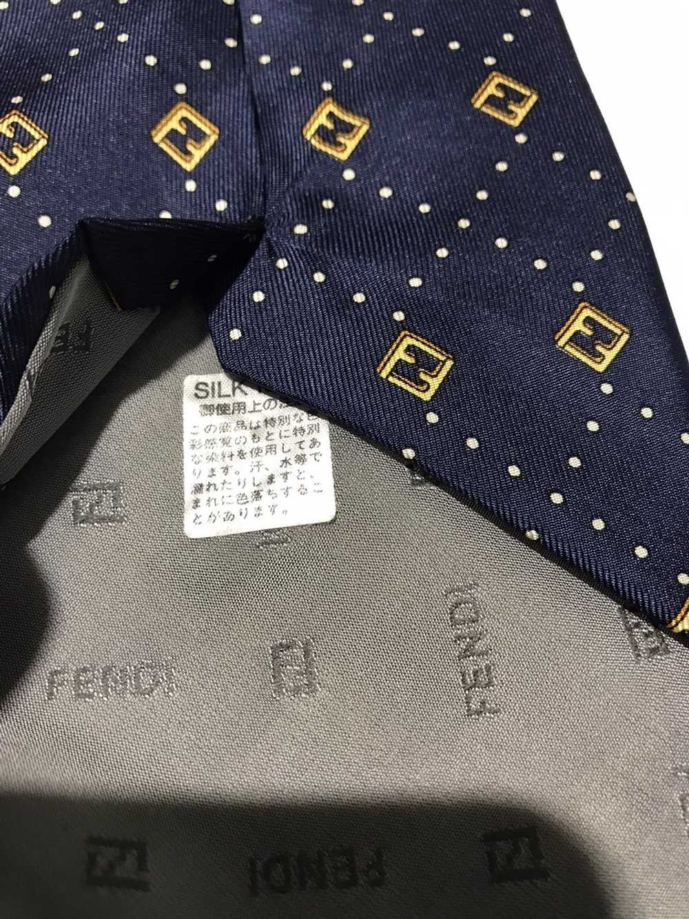 Fendi × Italian Designers Fendi FF Logo Silk Ties - image 5