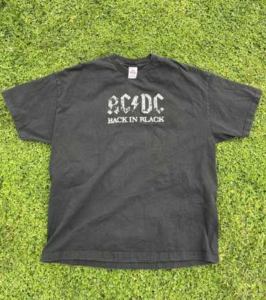 ACDC Back In Black CD T-Shirt - Black