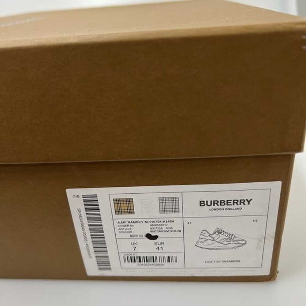 Burberry Burberry Ramsey Sneakers White/Yellow Me… - image 8