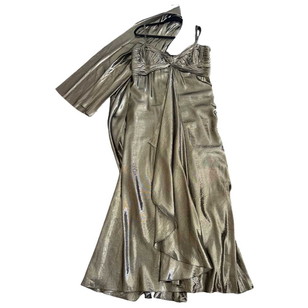 Badgley Mischka Silk maxi dress - image 1