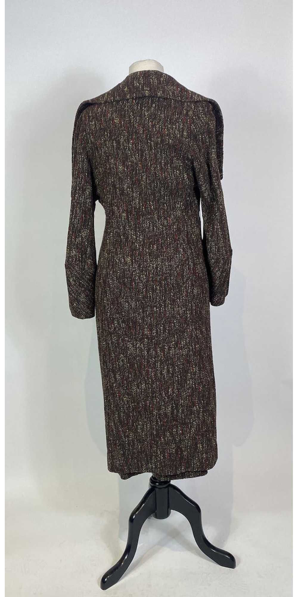 1920s Jumbo Collar Tweed Skirt and Jacket 2 pc. S… - image 4