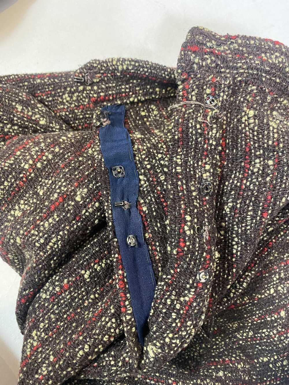 1920s Jumbo Collar Tweed Skirt and Jacket 2 pc. S… - image 8