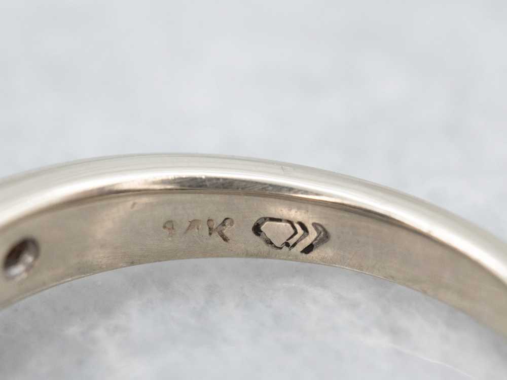 Modern Round Brilliant Diamond Engagement Ring - image 2