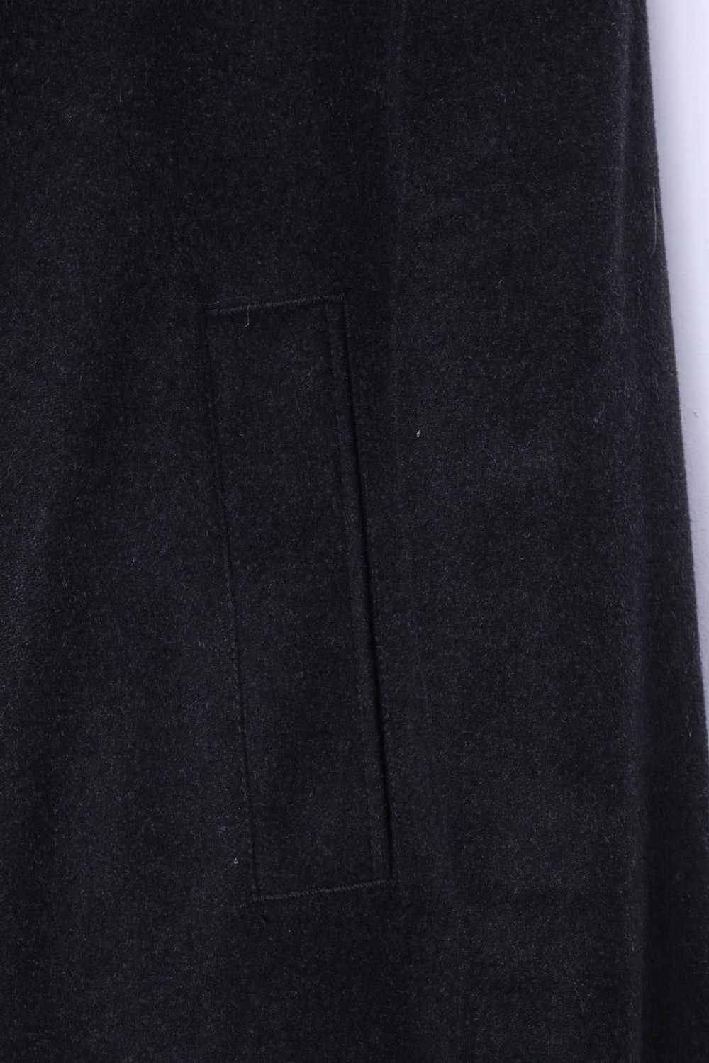Jeff Banks Jeff Banks Men L Coat Charcoal Wool Ca… - image 4