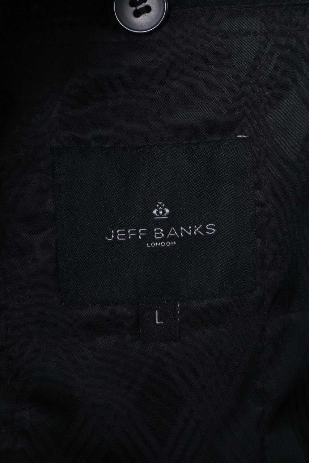 Jeff Banks Jeff Banks Men L Coat Charcoal Wool Ca… - image 6