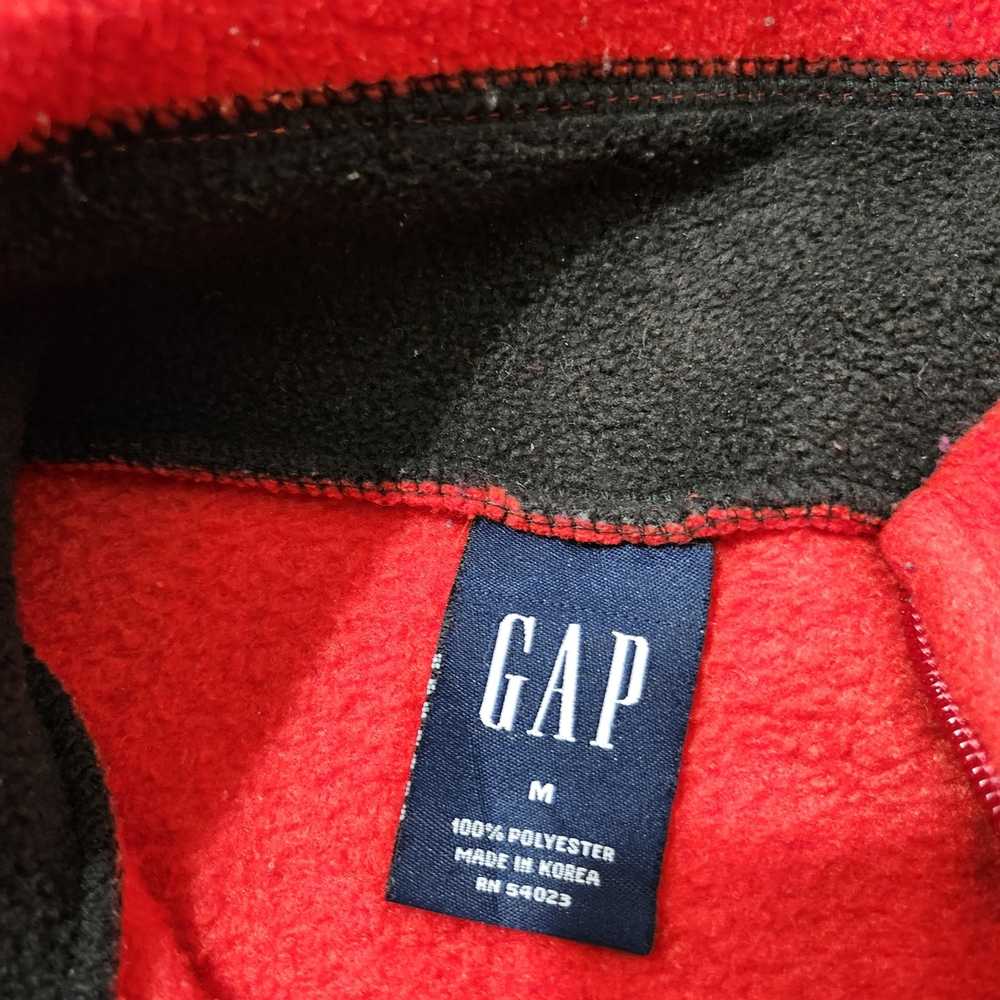 Gap × Vintage 02' Y2K Gap Fleece Quarter Zip Swea… - image 4
